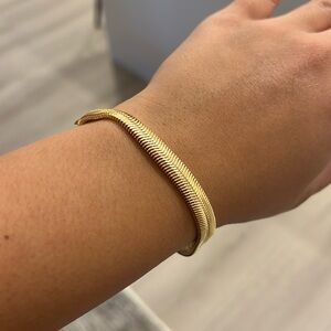 18k gold plated bracelet
